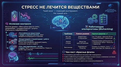 Стресс не лечится веществами